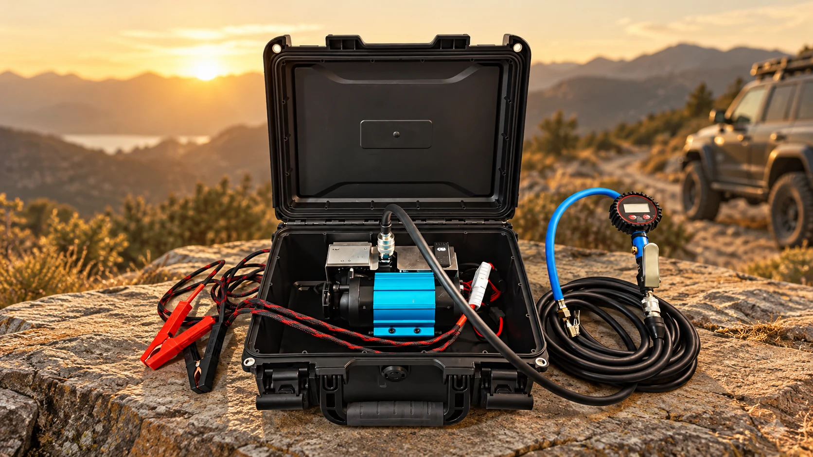 CYZ Portable Inflator outdoor brand visual
